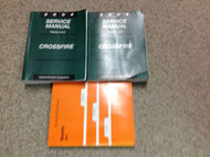 2004 CHRYSLER MOPAR CROSSFIRE Service Shop Repair Workshop Manual Set W Recalls