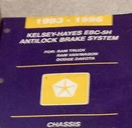 1996 DODGE RAM TRUCK Chassis Kelsey Hayes EBC-5H Diagnostic Procedures Manual