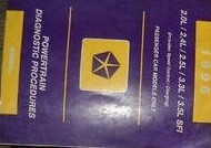 1996 DODGE PLYMOUTH NEON Powertrain Diagnostic Procedures Service Shop Manual