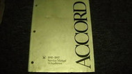 1996 1997 HONDA ACCORD V-6 V6 Service Shop Repair Manual OEM FACTORY