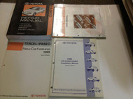 1995 TOYOTA PASEO Service Shop Repair Manual Set W EWD + AC & Features Book