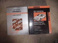 1995 TOYOTA PASEO Service Shop Repair Manual Set OEM 95 W WIRING DIAGRAM