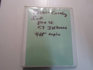 1995 Quicksilver 5.7L Inboard 800SC Engine Parts Catalog Manual BINDER OEM 95