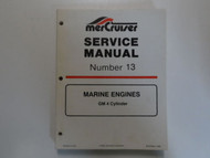 1995 MerCruiser # 13 Marine Engines GM 4 Cylinder Service Repair Manual STAINED