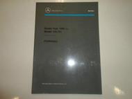 1995 MERCEDES Model 124.131 Preliminary Introduction to Service Manual OEM 95