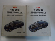 1995 KIA Sephia Service Repair Shop Manual 2 VOLUME SET MINOR WEAR FACTORY OEM