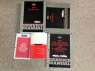1995 FORD MUSTANG Service Shop Repair Manual Set W EWD + SPECS & PRE DELIVERY