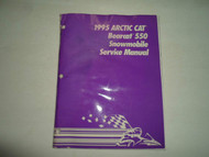 1995 Arctic Cat Bearcat 550 Snowmobile Service Repair Manual WATER DAMAGED OEM