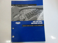 1995 1999 2000 2001 2004 Buell Bodywork Parts Catalog Manual FACTORY Brand New