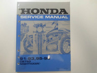 1995 1996 1997 1998 1999 HONDA NIGHTHAWK Service Repair Shop Manual OEM NEW