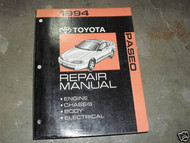 1994 TOYOTA PASEO Service Shop Repair Manual OEM FACTORY 94 BOOK