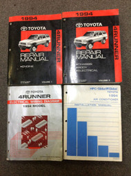 1994 Toyota 4RUNNER 4 RUNNER Service Shop Repair Manual Set W EWD + INSTALLATION