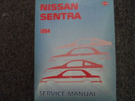 1994 Nissan Sentra Service Repair Shop Manual DEALERSHIP FACTORY OEM BOOK 94 x