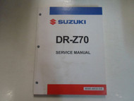 2008 Suzuki DR-Z70 Service Repair Shop Manual 99500-40030-03E MINOR STAINS OEM