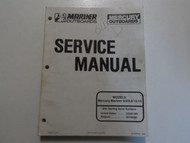 1994 Mercury Mariner 6/8/9.9/10/15 Service Manual 90-827242 OEM WRITING ON COVER