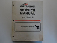 1994 MerCruiser #11 Bravo Stern Drives Service Repair Shop Manual WATER DAMAGED