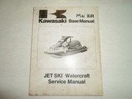 1994 Kawasaki XiR Base Manual Jet Ski Watercraft Service Manual STAINED WORN