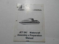 1994 Kawasaki General Jet Ski Watercraft Assembly Preparation Manual BURN DAMAGE