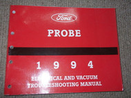 1994 Ford Probe Electrical Wiring Diagrams Service Shop Manual EWD EVTM OEM Book