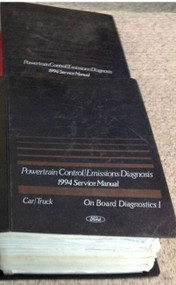 1994 FORD LINCOLN MERCURY Powertrain Control Emission Diagnosis Service Manual