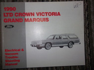 1990 Ford LTD Crown Victoria & Grand Marquis Electrical Wiring Diagrams Manual