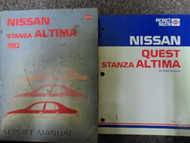 1993 Nissan Altima Stanza Service Repair Shop Manual SET FACTORY OEM BOOKS 93