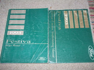 1993 Ford Festiva Service Repair Shop Manual SET OEM W EVTM EWD