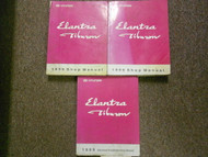 1999 HYUNDAI ELANTRA TIBURON Service Repair Shop Manual SET FACTORY OEM BOOK 99