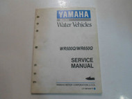 1992 Yamaha WR500Q WR650Q Service Repair Shop Manual WATER VEHICLES OEM FACTORY