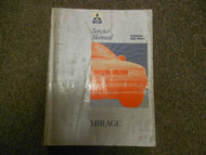 1992 MITSUBISHI Mirage Service Repair Shop Manual Volume 1 Chassis Body OEM 92