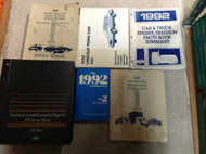 1992 LINCOLN TOWN CAR Service Shop Repair Manual Set 92 W PCED & EWD + MORE OEM