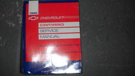 1992 Chevy Chevrolet CAMARO Service Shop Repair Manual FACTORY DEALERSHIP OEM