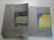 1992 1993 MITSUBISHI Eclipse Body Chassis Electrical 2 VOLUME SET WORN OEM DEAL