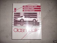 1991 Oldsmobile Toronado Trofeo Service Shop Repair Manual OEM FACTORY