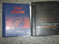1991 MERCURY CAPRI Service Repair Shop Manual SET W PCED OEM BOOK 1991