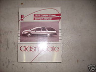 1991 GM Oldsmobile OLDS CUSTOM CRUISER Service Repair Shop Manual 91 DEALERSHIP