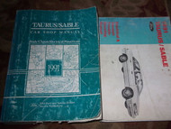 1991 Ford TAURUS & Mercury SABLE Repair Service Shop Manual Set W Wiring Diagram