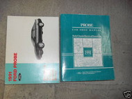 1991 Ford Probe Service Shop Repair Workshop Manual Set OEM 91 W EVTM EWD