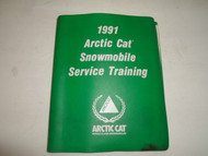 1991 Arctic Cat Snowmobile Service Training Manual BINDER FACTORY OEM BOOK 91