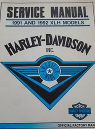 1991 1992 Harley Davidson XLH SPORTSTER Models Service Repair Shop Manual NEW