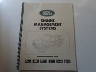 1990s Land Rover Engine Management Systems Student Reference Manual FACTORY OEM