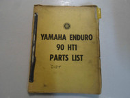 1990 Yamaha Enduro HT1 Parts List Manual FACTORY OEM BOOK 90 DEALERSHIP