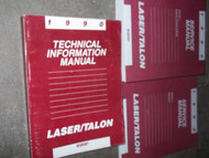 1990 PLYMOUTH LASER EAGLE TALON Service Shop Repair Manual SET FACTORY OEM x