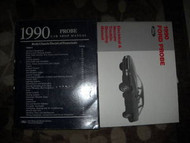 1990 FORD PROBE Service Shop Repair Manual SET W EVTM & SPECIFICATIONS MANUAL