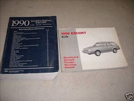 1990 Ford Escort Ford Tempo Mercury Topaz Service Shop Repair Manual Set W EWD