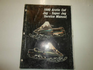 1990 Arctic Cat Jag Super Jag Service Repair Manual FACTORY OEM BOOK 90 DAMAGED