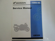 1989 HONDA GB500 GB 500 Service Shop Repair Manual Factory BRAND NEW