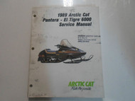 1989 ARCTIC CAT PANTERA EL TIGRE 6000 Service Manual FACTORY OEM 89 WATER DAMAGE