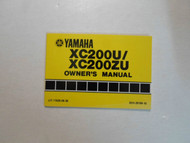 1988 Yamaha XC200U XC200ZU Owners Manual FACTORY OEM BOOK 88 DEALERSHIP