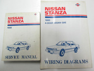 1988 Nissan Stanza Service Repair Shop Manual SET FACTORY DealerShip OEM BOOKS